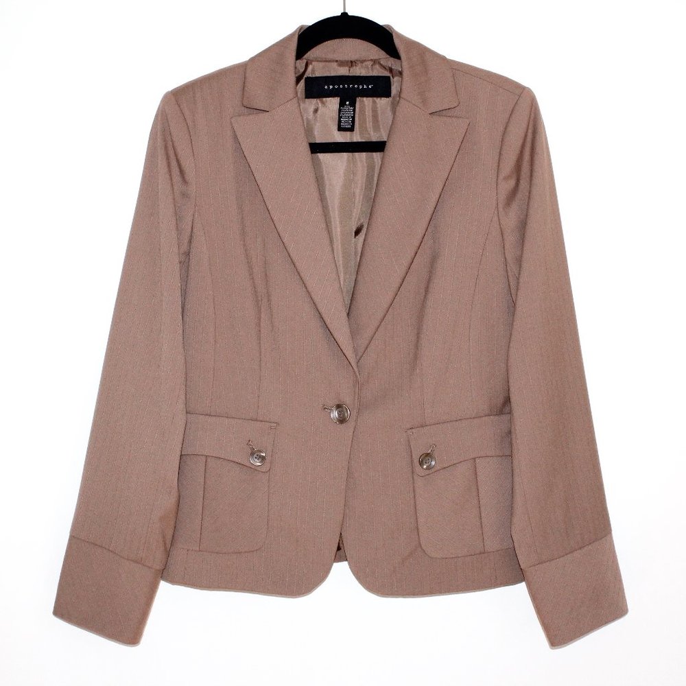 Apostrophe Vintage Y2K Pinstripe Blazer